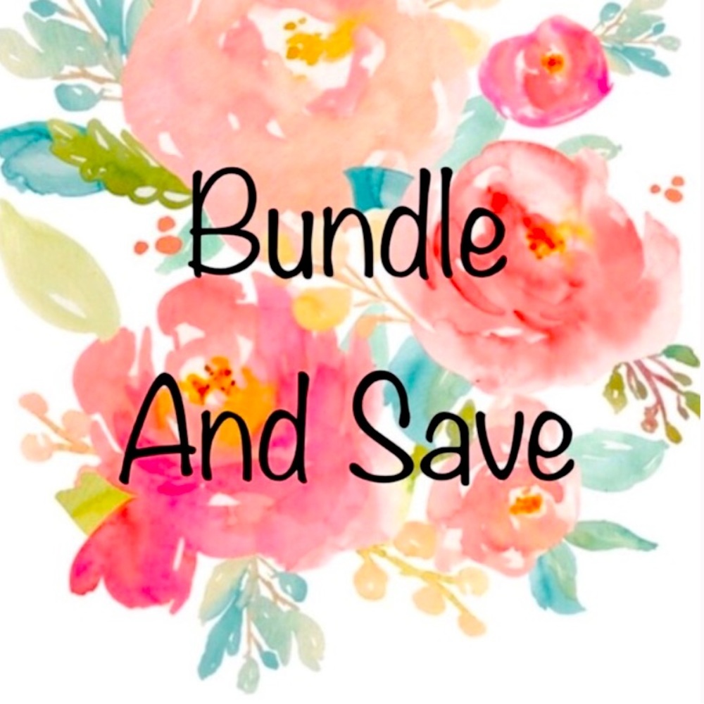 Bundle items and save 💲💲💲